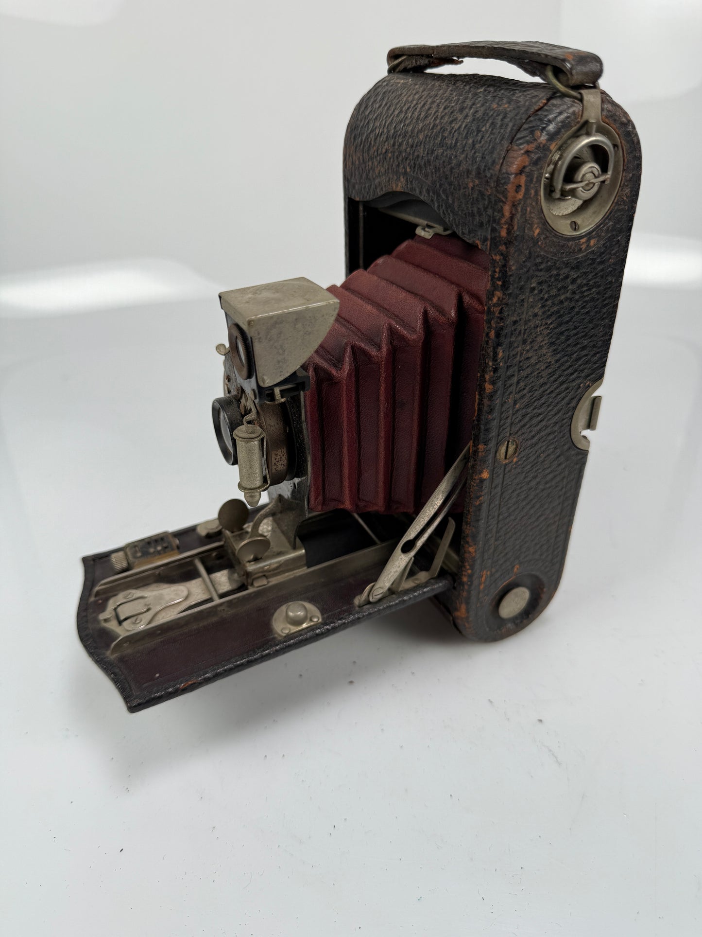 KODAK NO.1A FOLDING POCKET, RR LENS MODEL-D RED BELLOWS