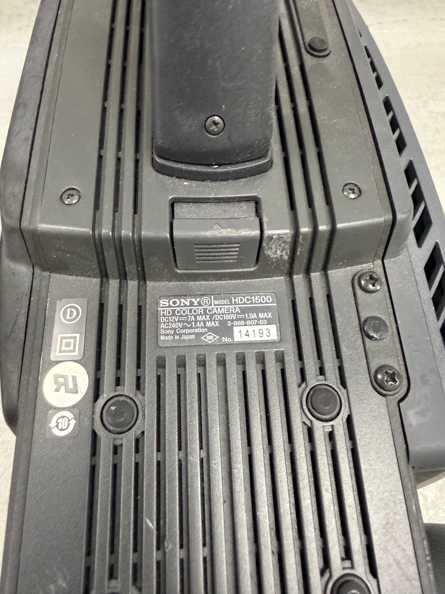 Sony HDC1500 HD Color Camera video studio