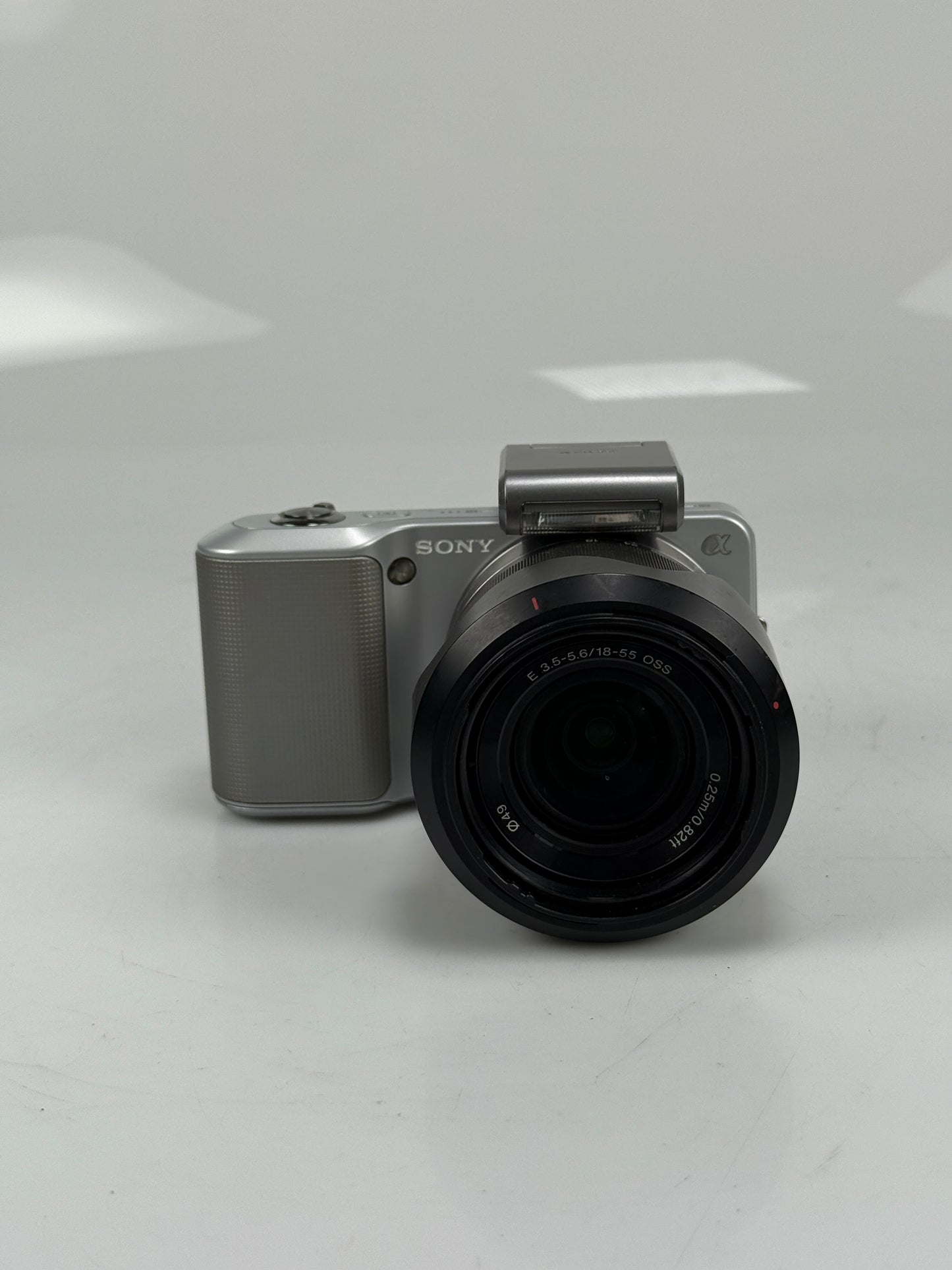 Sony Alpha NEX-3 14.2MP Digital Camera - Silver with 18-55mm OSS lens