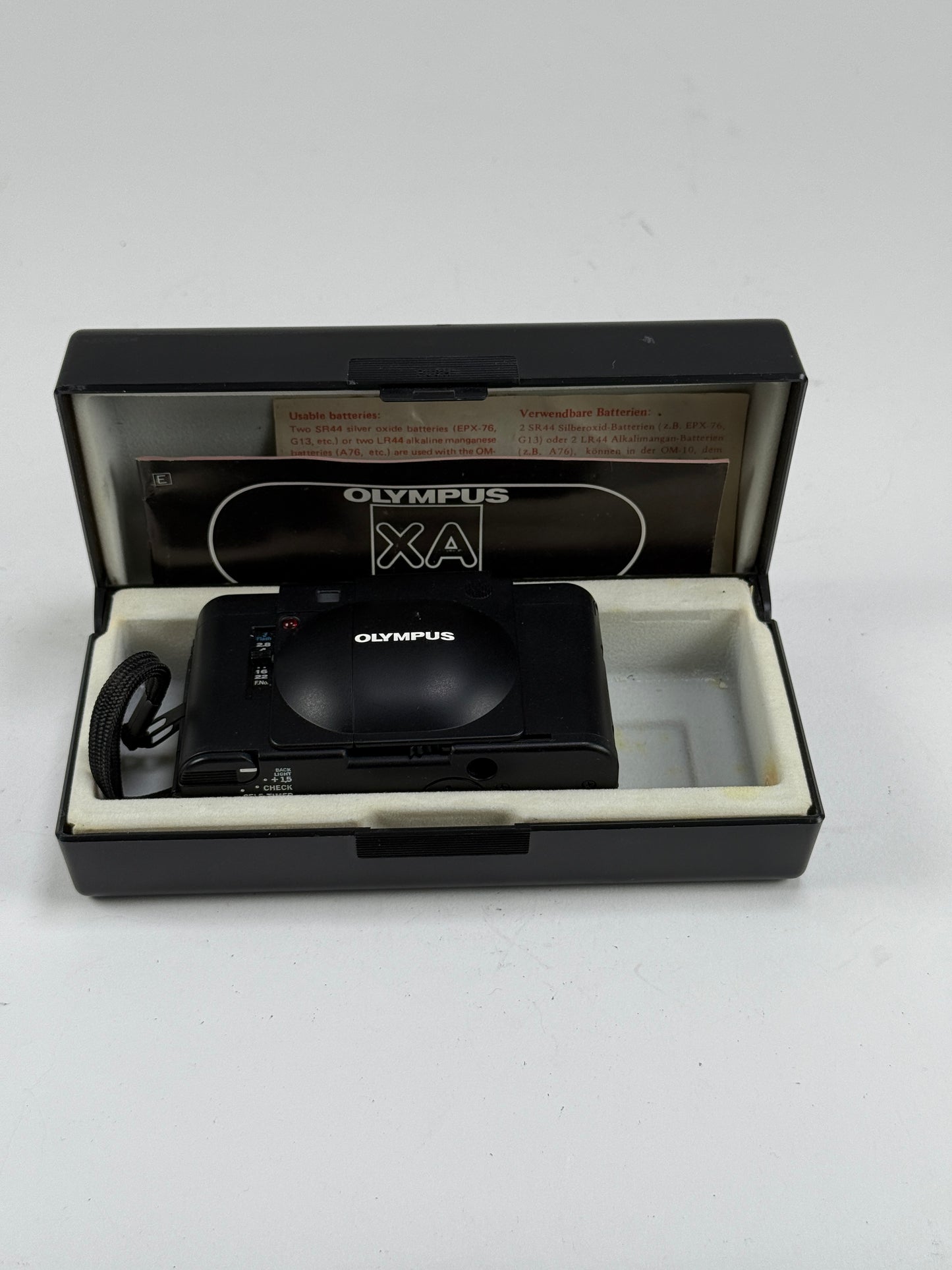 Olympus XA 35mm Rangefinder Camera