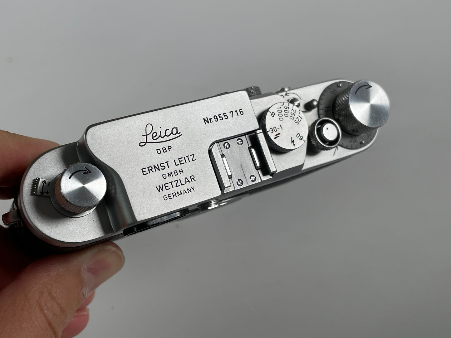 Leica IIIG Screwmount LTM Rangefinder Body in Chrome Silver