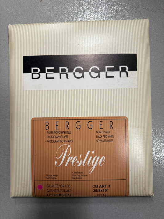 Bergger Prestige CB Art 3 8x10" Photo Paper 25 sheets