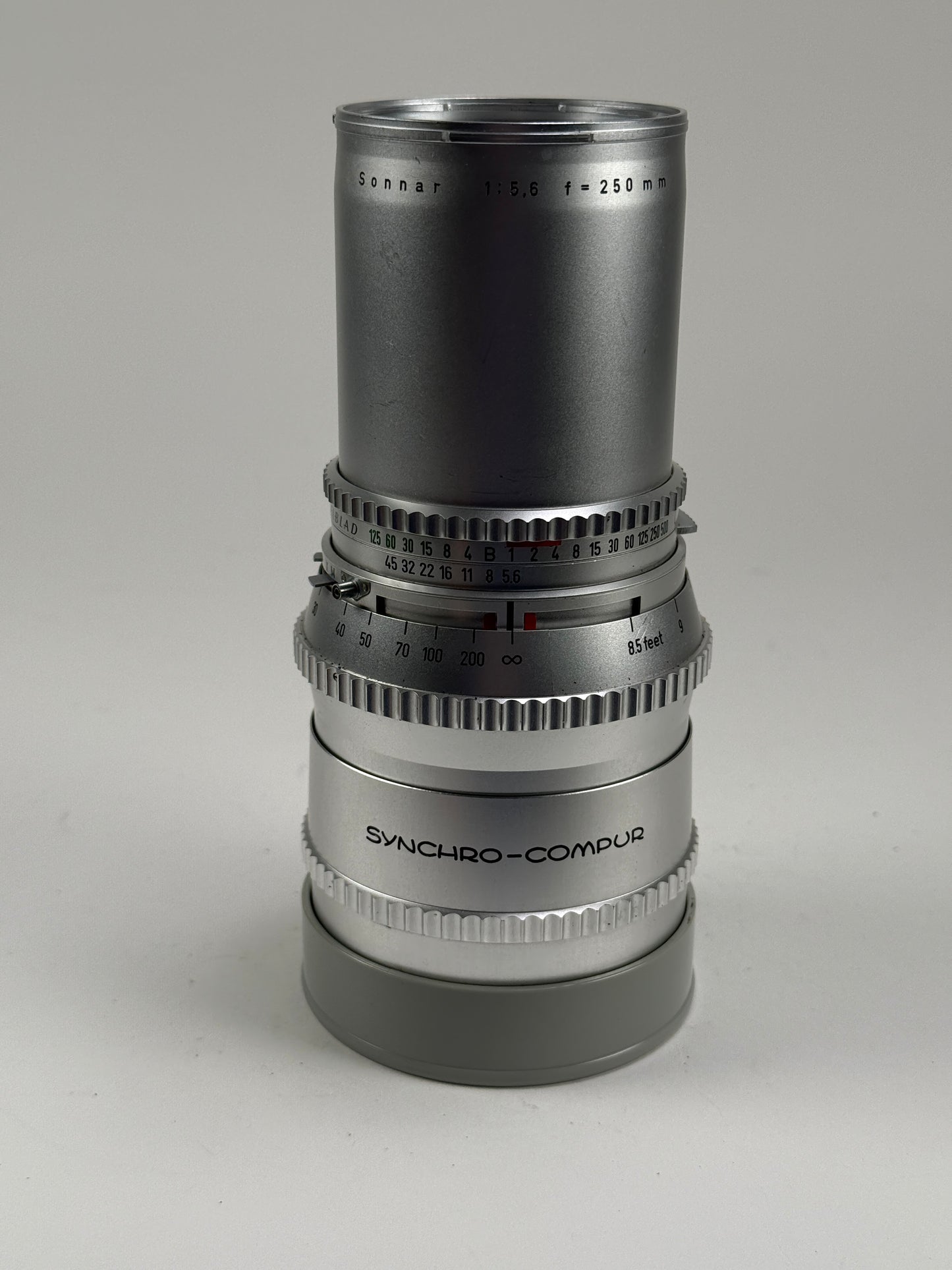 Hasselblad 250mm f5.6 Sonnar C Silver lens