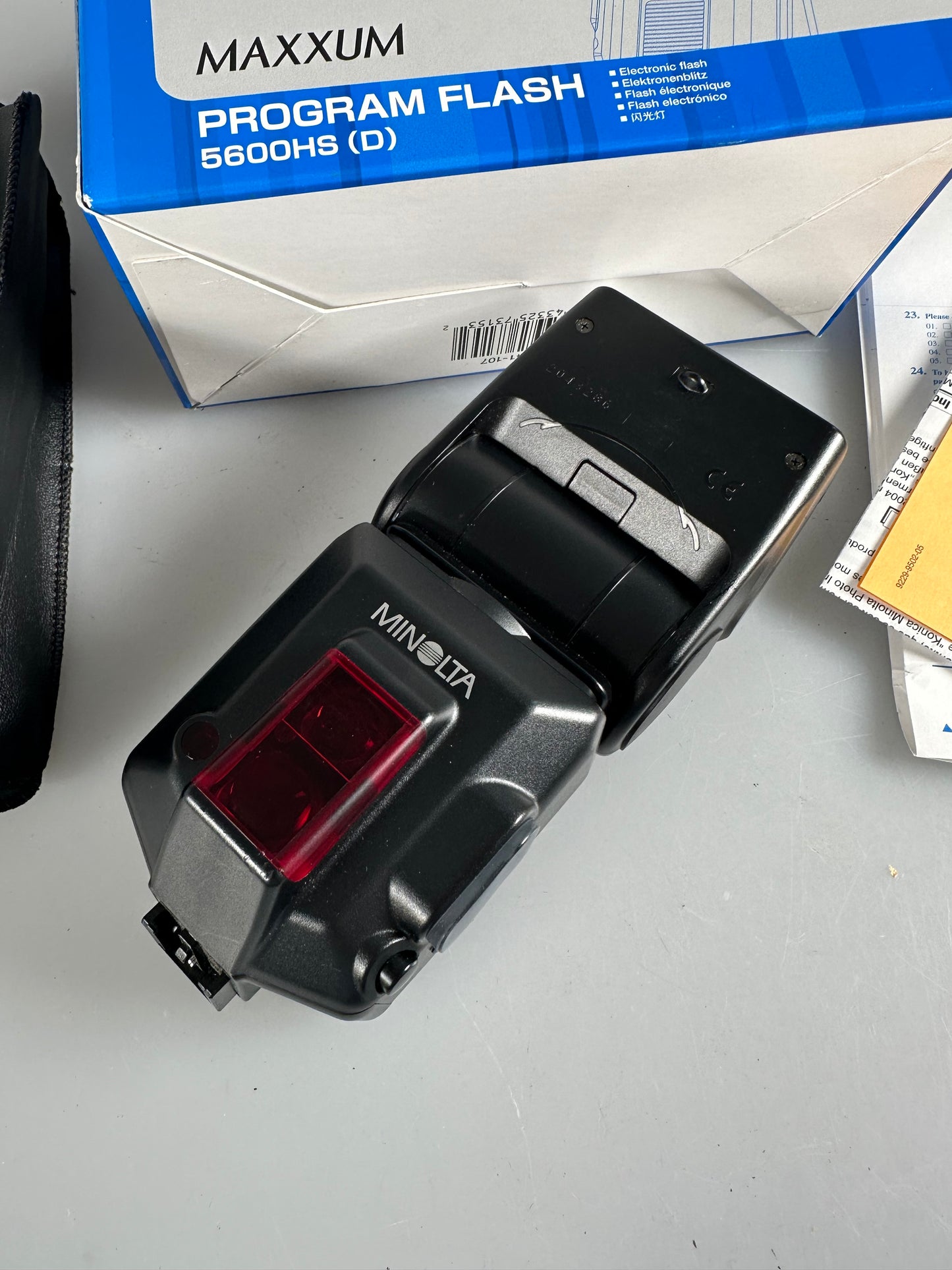 Minolta Program 5600HS (D) Shoe Mount Flash Maxxum