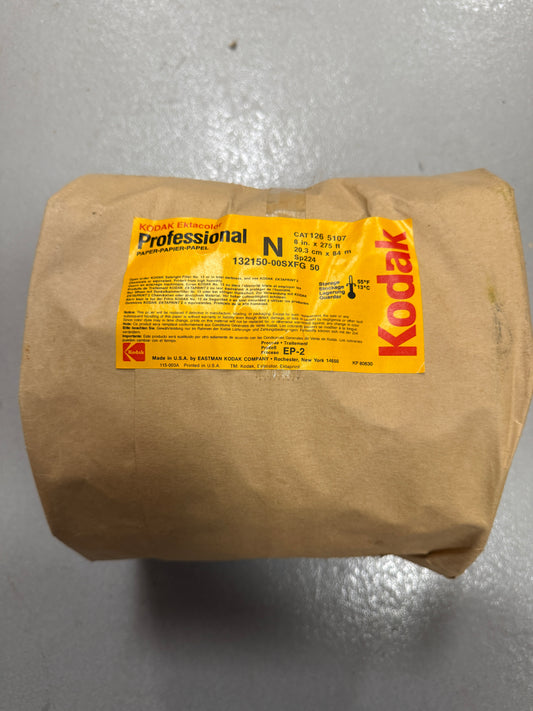 KODAK Ektacolor Professional N PAPER ROLL 8in x 275ft, Roll EP-2 CAT 126 5107