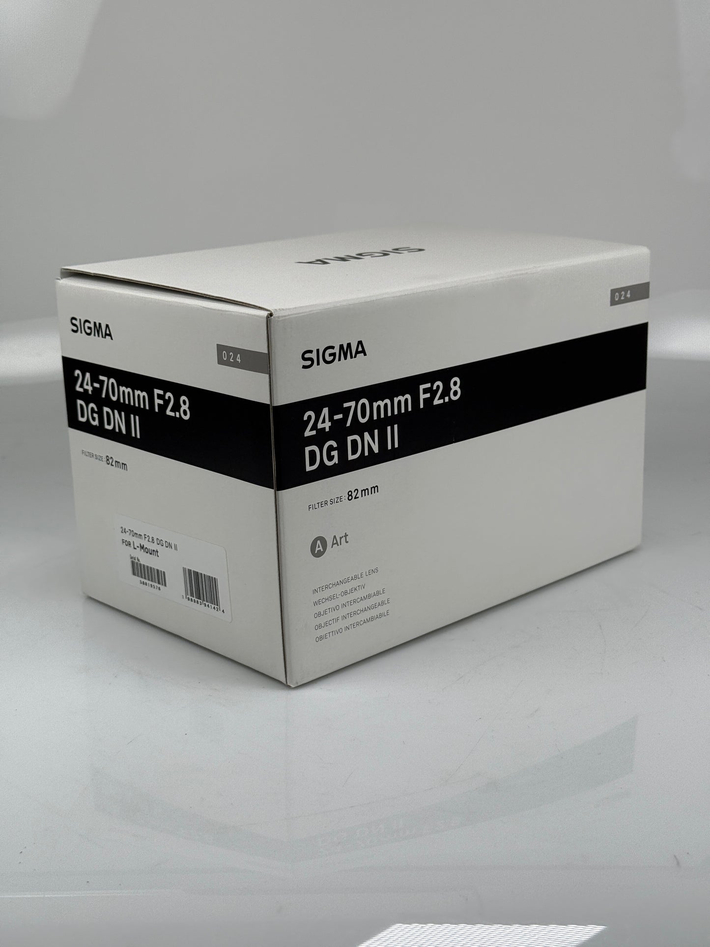 Sigma 24-70MM F2.8 DG DN II ART Lens, L Mount