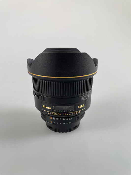 Nikon AF NIKKOR 14mm f2.8 D ED RF Aspherical Wide Angle Lens