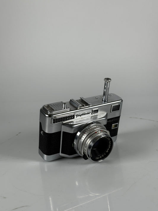 Voigtlander Vitessa T 35mm Film Camera w/ Color Skopar 50mm f2.8 Lens