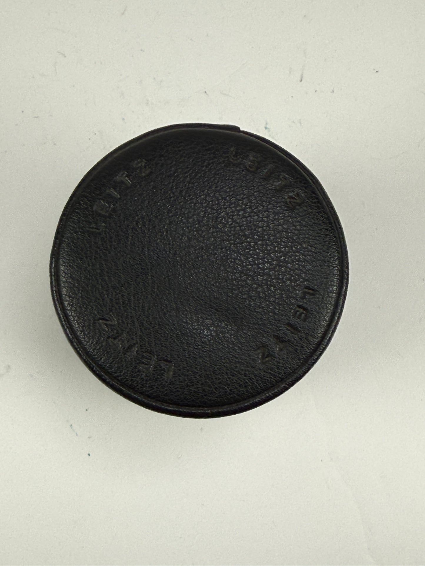 Leica E. Leitz Black Leather Lens Case for R lens