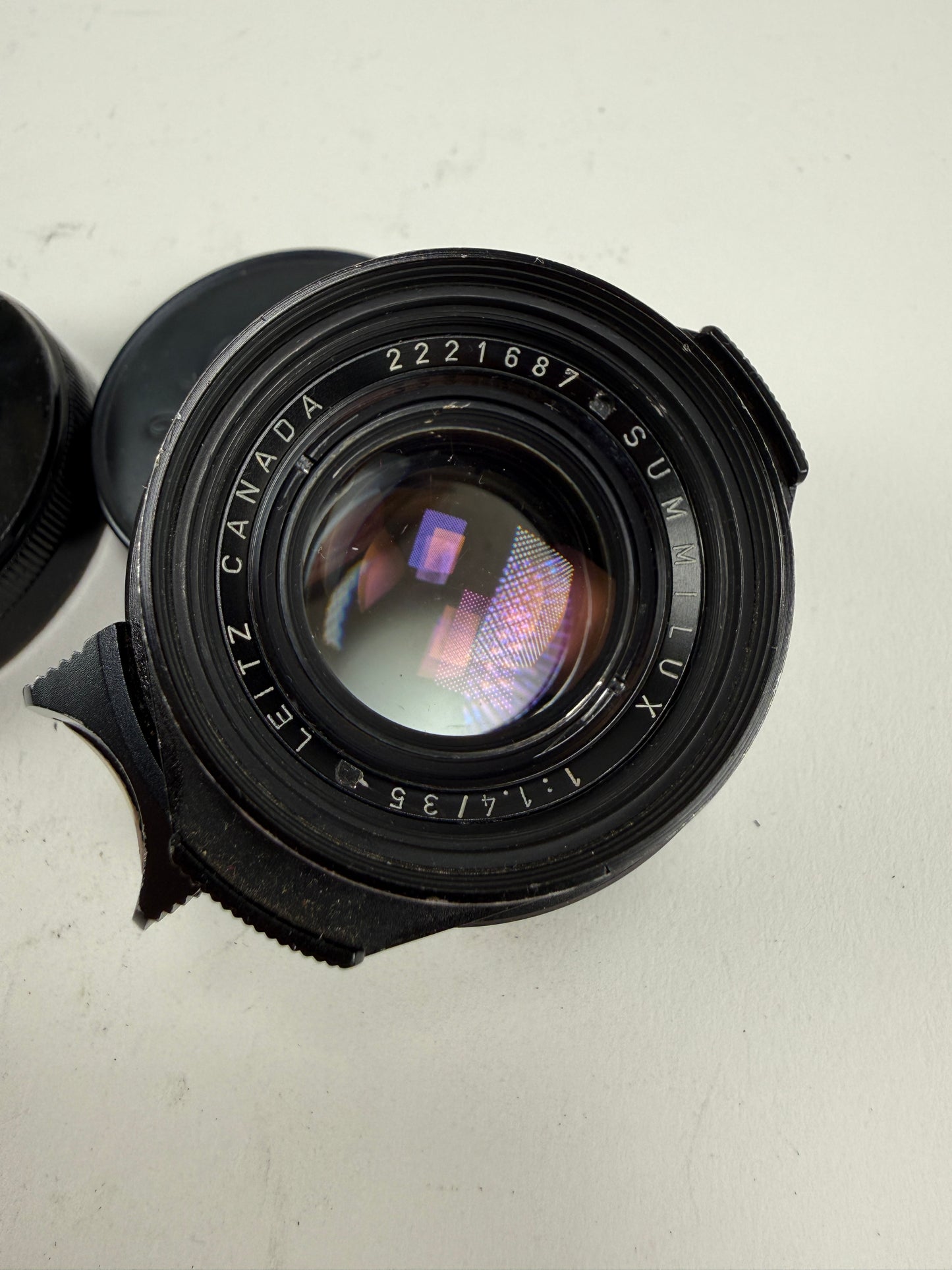 Leica Summilux-M 35mm f1.4 Pre Asph Lens with Black Paint Infinity Lock RARE