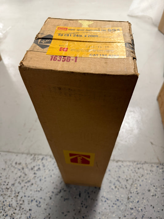 Kodak Super Speed Duplicating Film SS4 SP281 24’x200” RARE