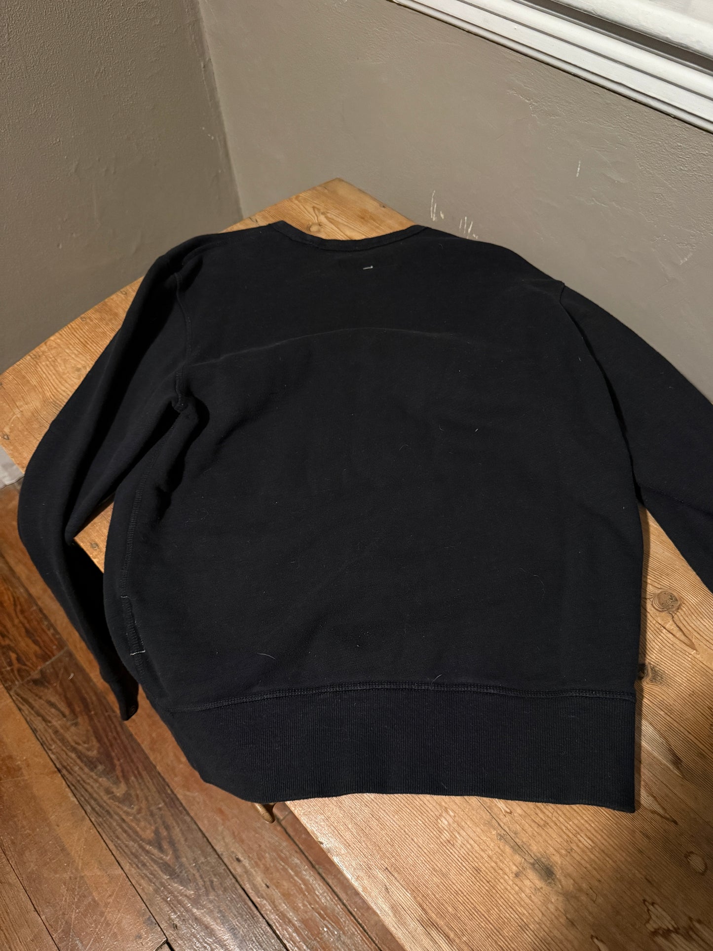 Rag & Bone Men's Eagle Crew Neck Pullover Sweatshirt Black Size Small