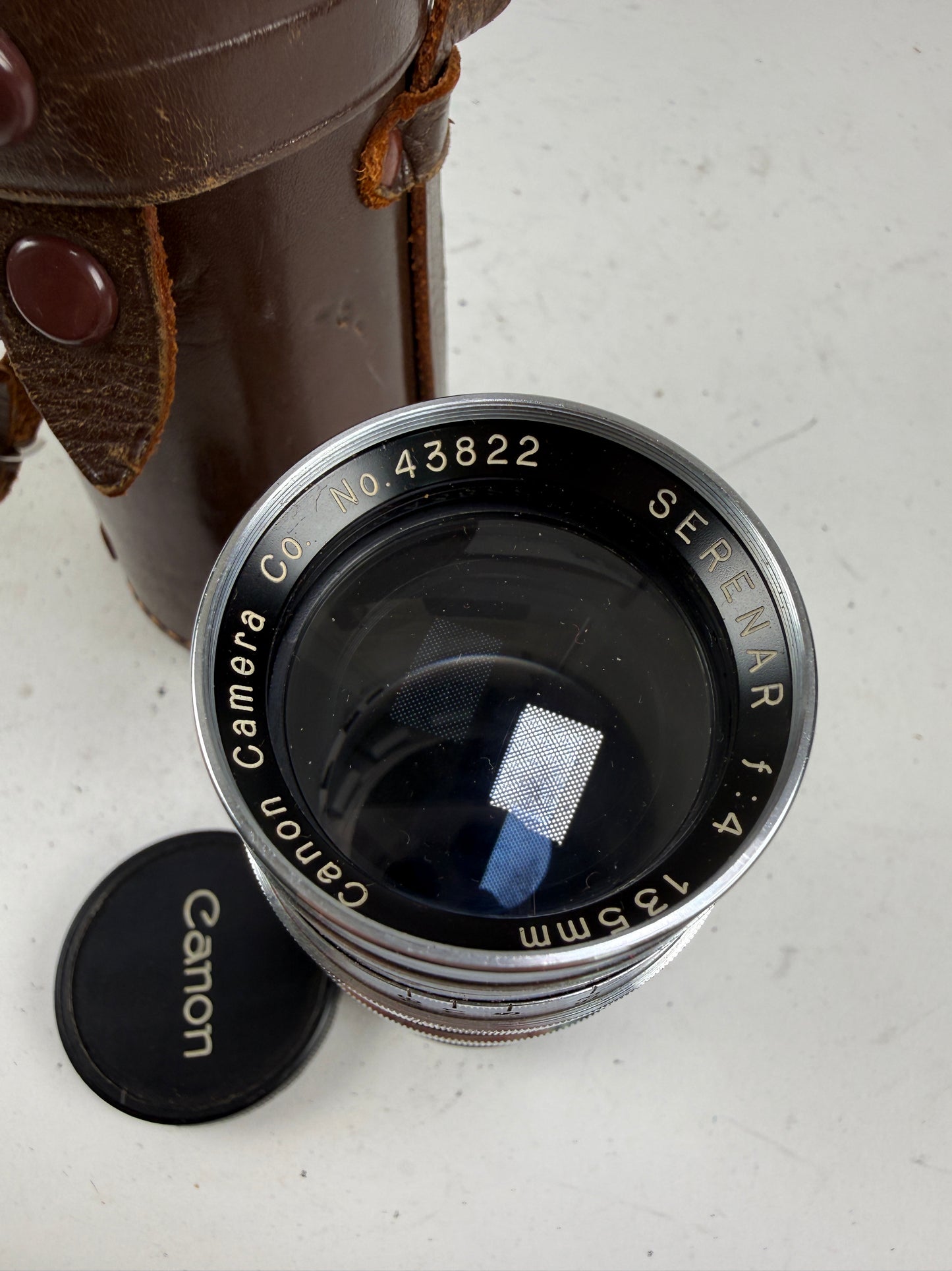 Canon Serenar 135mm f4 Leica Screw Mount LTM L39 Telephoto Lens