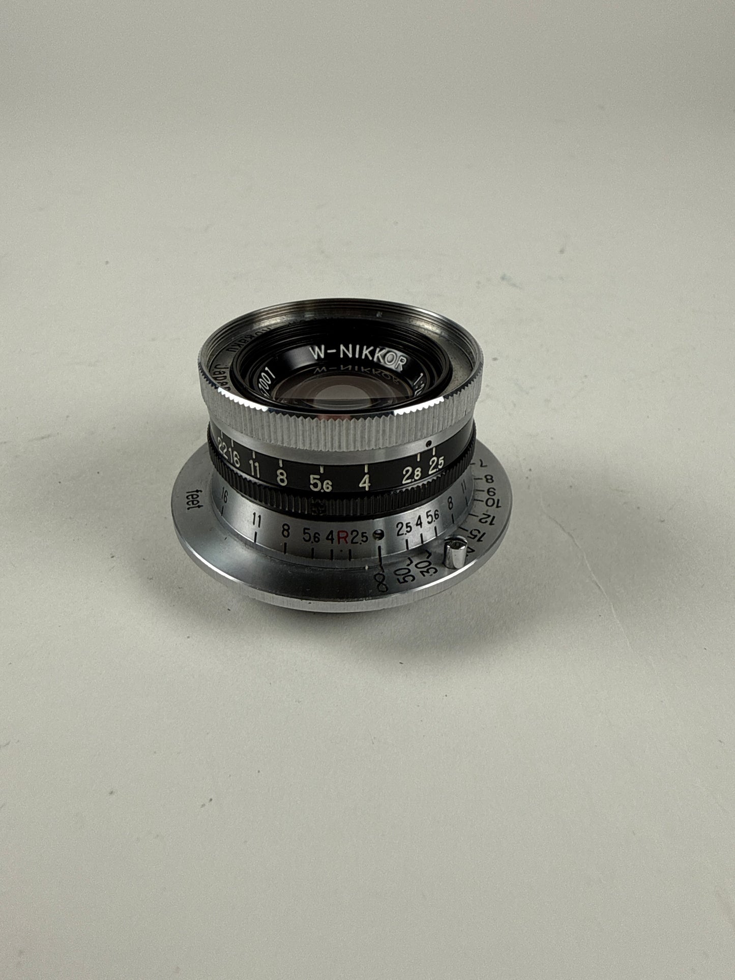 NIKON W-Nikkor 35mm 3.5cm F2.5 Leica L39 LTM Lens Rangefinder Black belt