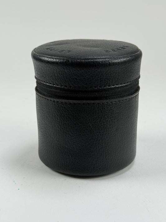 Leica E. Leitz Black Leather Lens Case for R lens