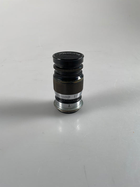 Leica Elmar 90mm 9cm f4 Black Ltm screwmount lens