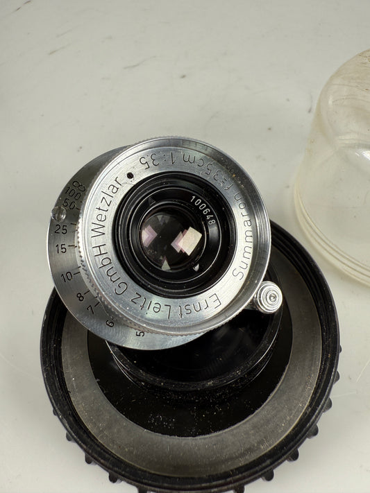 Leica 35mm f3.5 Summaron Screw Mount LTM M39 Lens 3.5cm