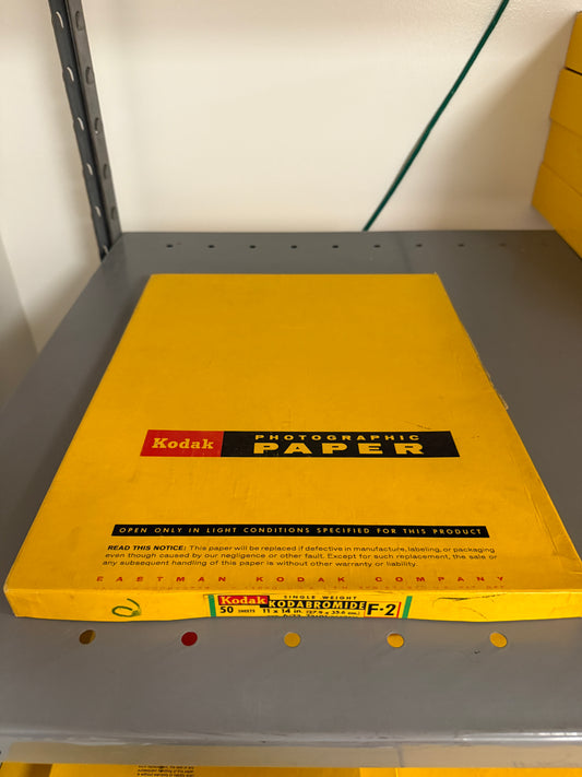 Kodabromide F2 B&W Paper - 11x14, 50 sheets, SEALED single weight