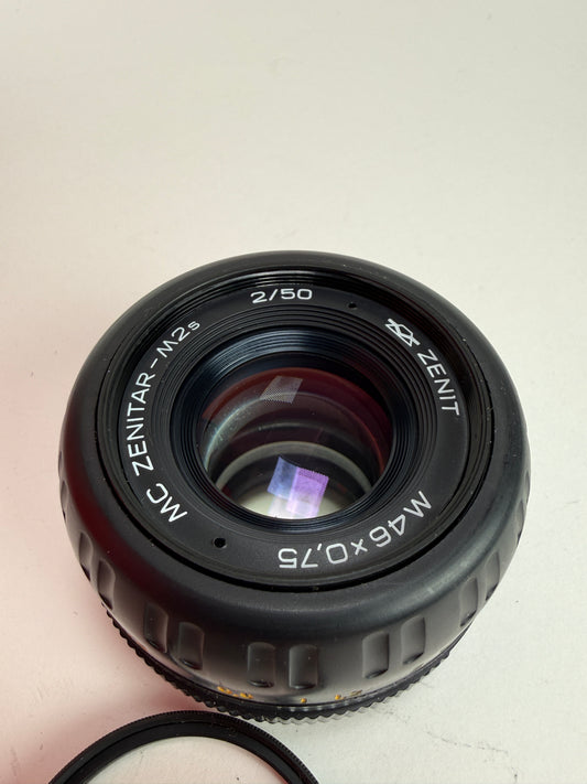 Zenit MC Zenitar-M2s 50mm F2 M46×0.75 M42 mount lens