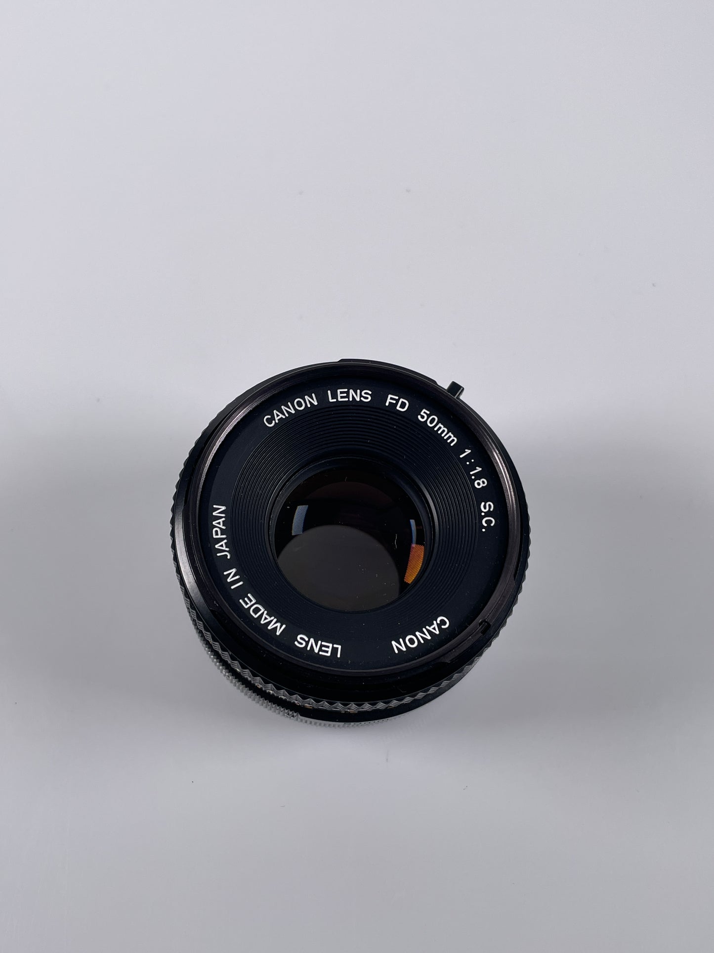 Canon 50mm F1.8 SC FD mount lens