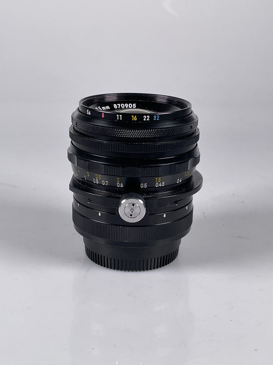 Nikon 35mm f2.8 Nikkor PC Manual Focus Lens