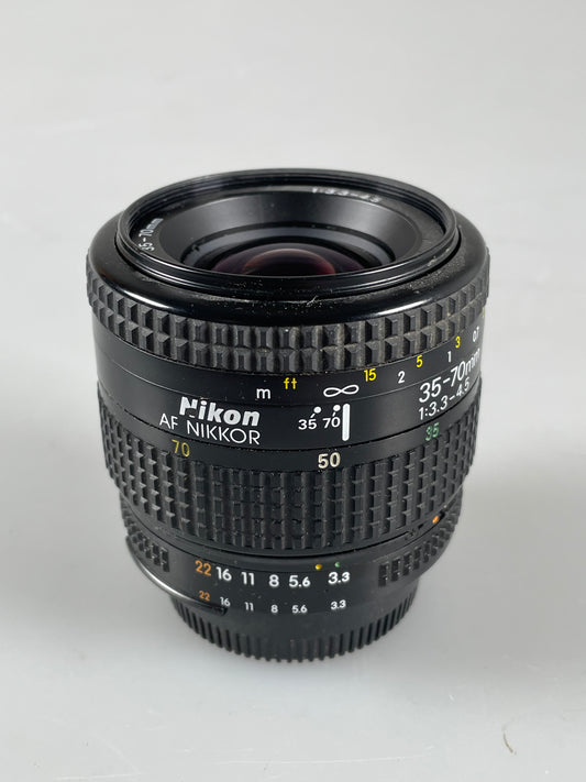 Nikon Nikkor AF 35-70mm f3.3-4.5 lens