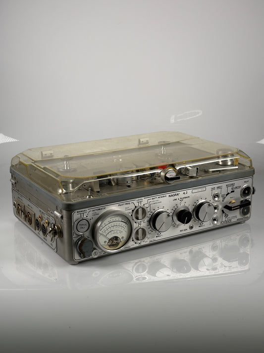 Kudelski Nagra 4.2 Reel to reel field tape recorder RARE