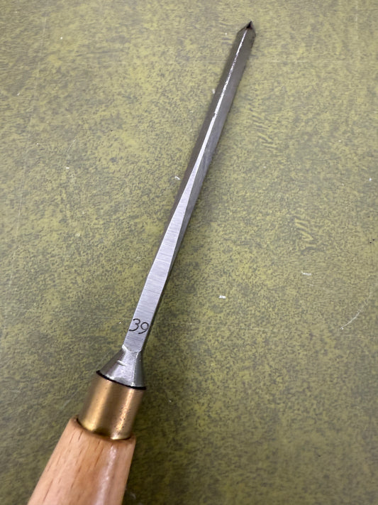 Vintage Ashley Iles Carving Gouge No 39 Straight V Chisels