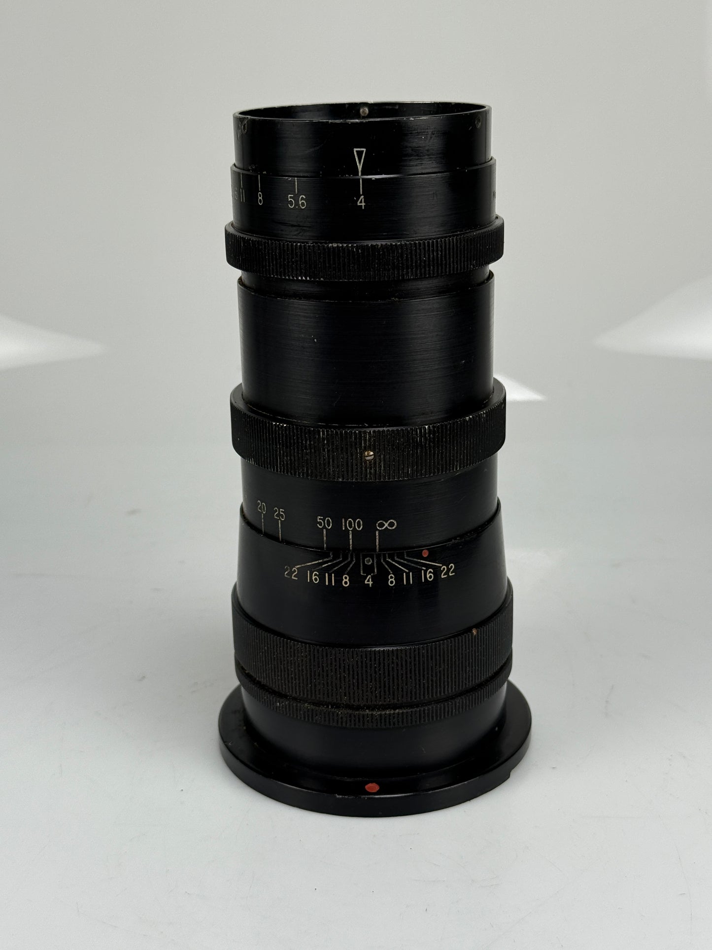 Graflex Kodak Ektar 8 inch 205mm f4 lens for KE-4 military camera