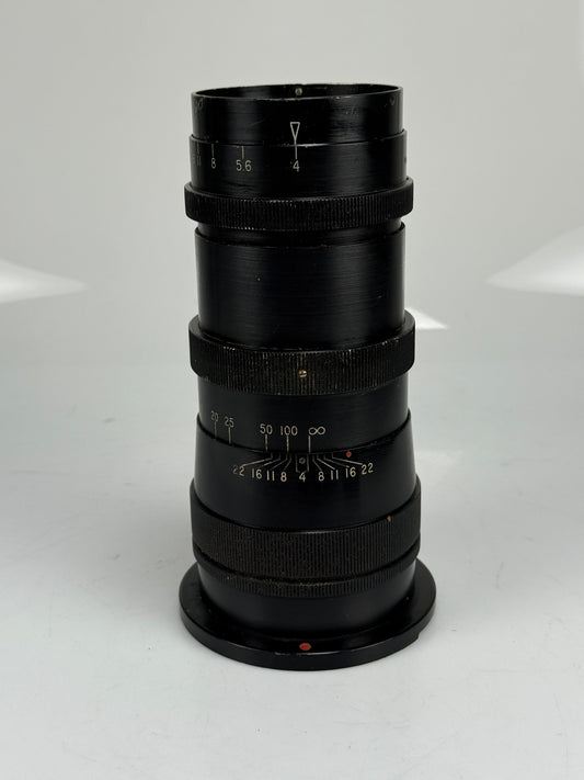 Graflex Kodak Ektar 8 inch 205mm f4 lens for KE-4 military camera