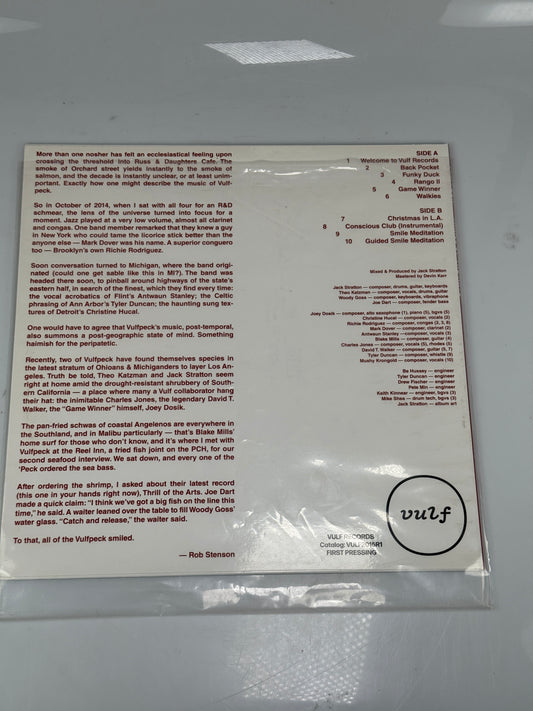 VULFPECK – THRILL OF THE ARTS - VULF2015R1, 1st Pressing
