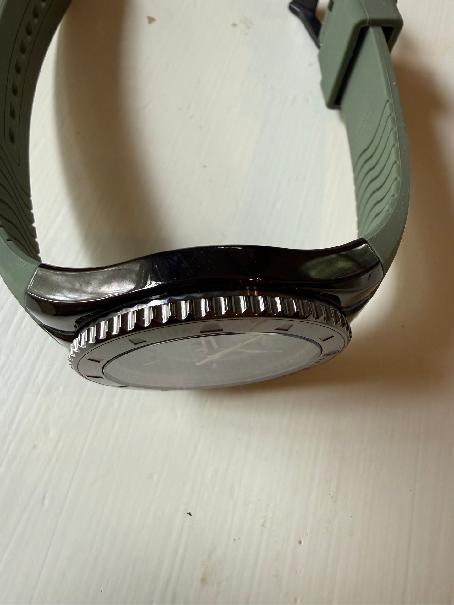 TechnoMarine Lusso Mare Men's Watch 44mm Olive Green Black TM-225025