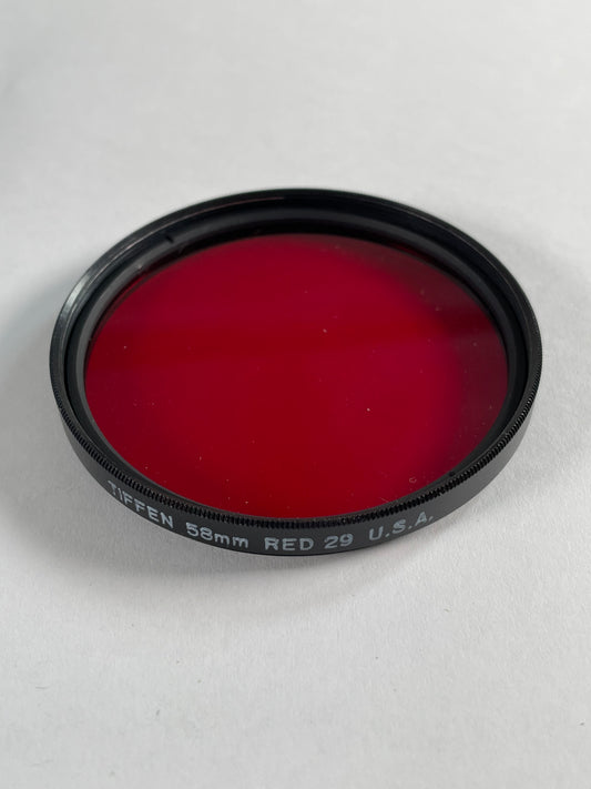 Tiffen 58mm red #29 Glass Filter for Black & White Film