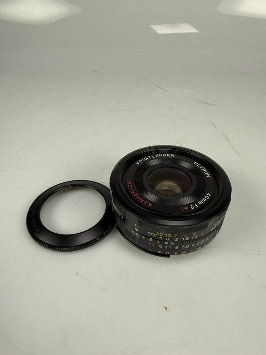 Voigtlander SLR-Mount 40mm F2 ULTRON SL-II S AIS Aspherical for Nikon