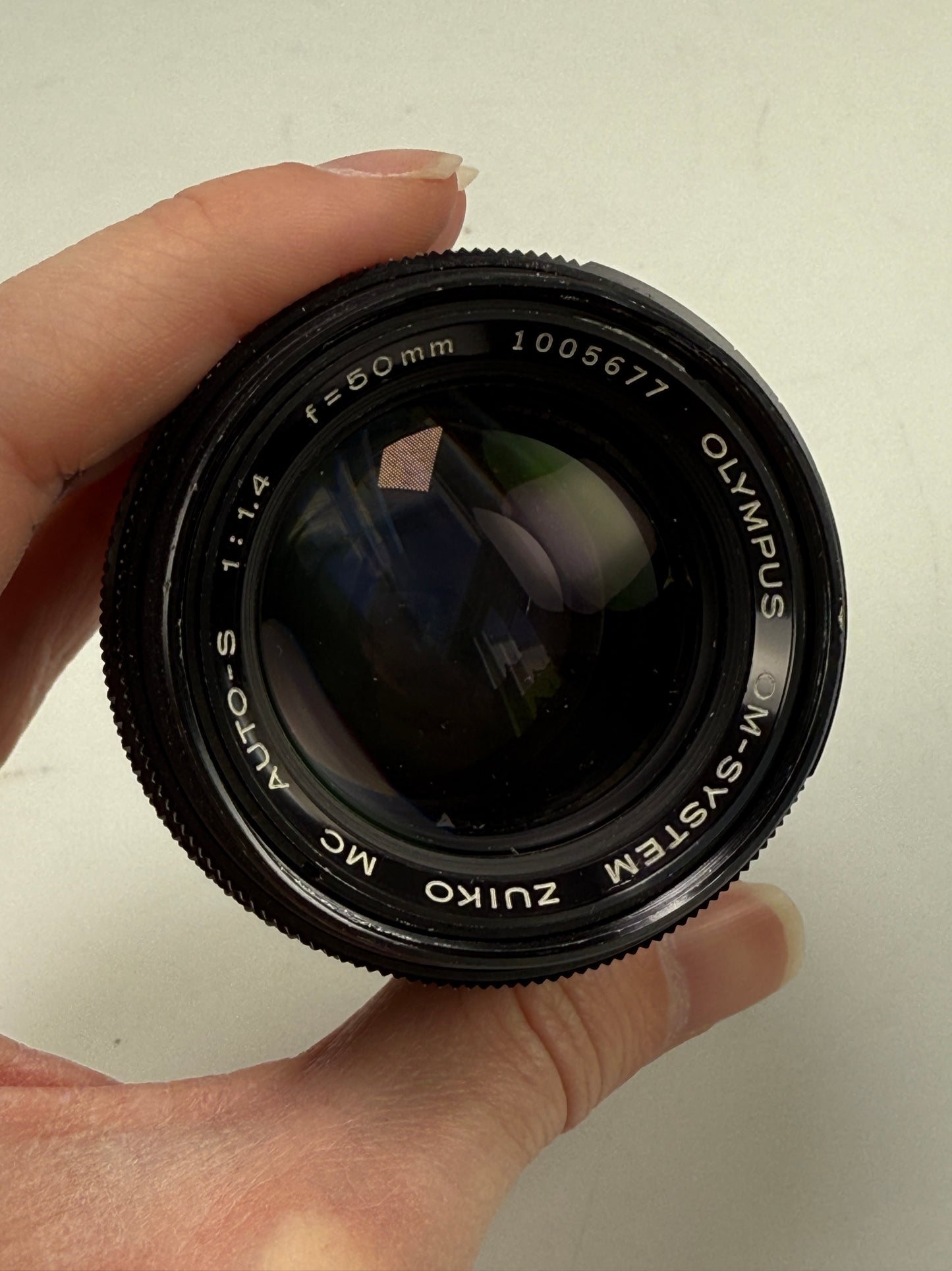 Olympus OM 50mm f1.4 Zuiko Auto-S Lens