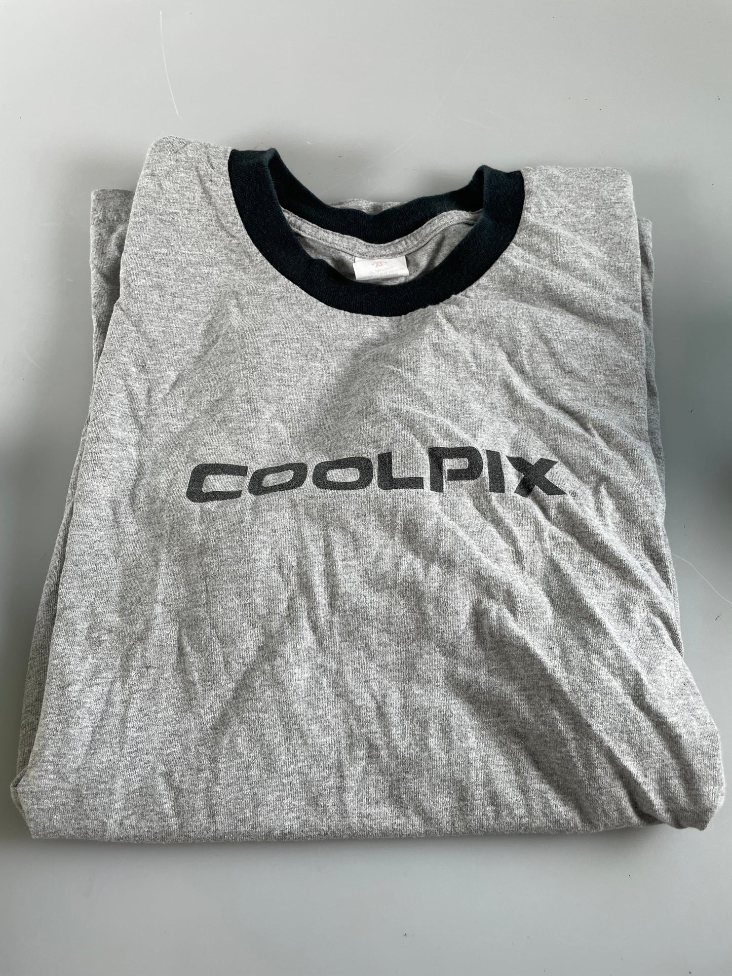 Nikon Coolpix Camera collectible promotional XL shirt grey