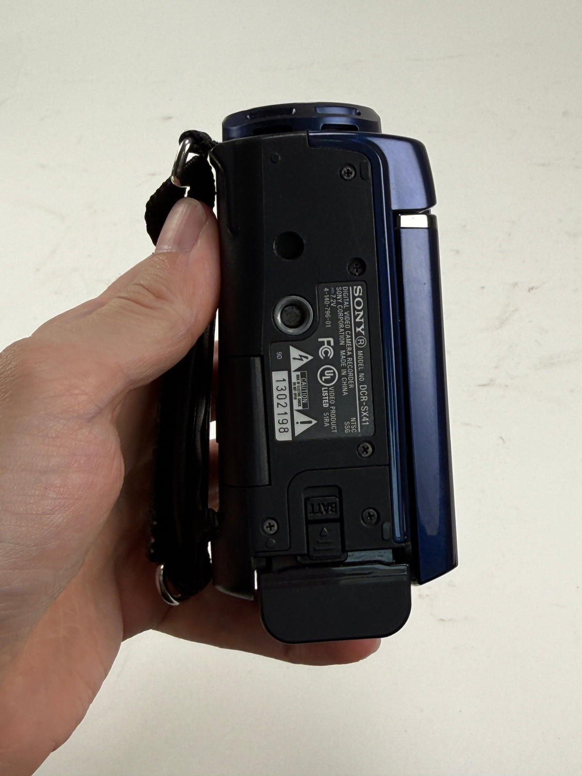 Sony DCR-SX41 Flash Camcorder Blue 60x Optical Zoom