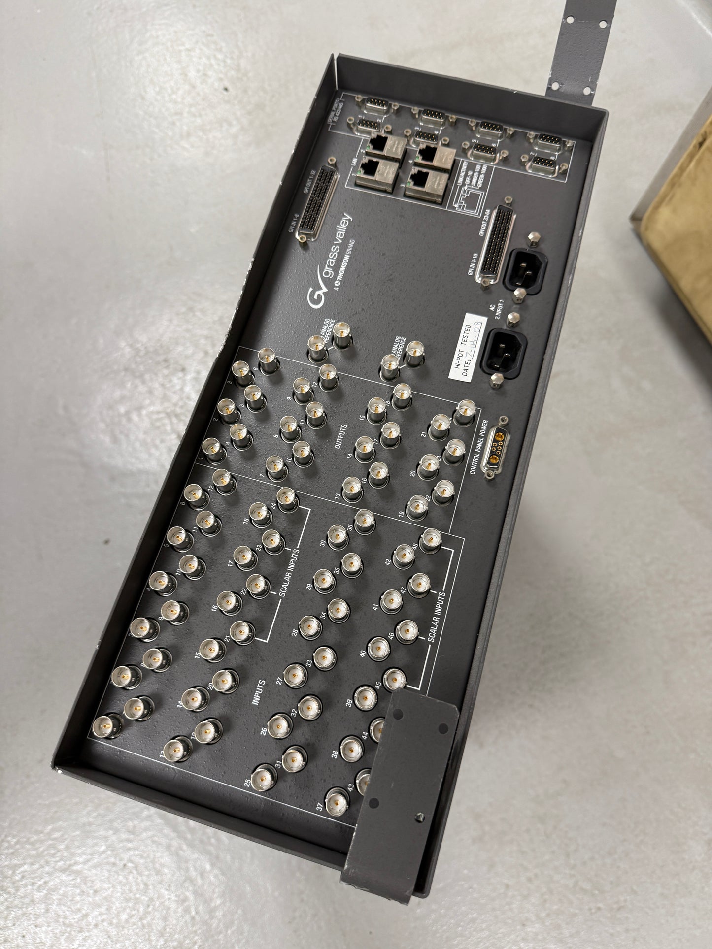 Grass Valley Kayak HD Digital Production Frame W/ Cards Modules