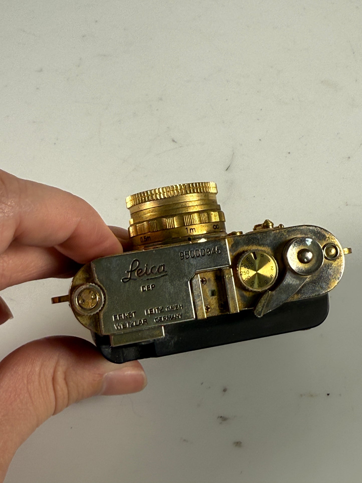 Minox Leica M3 Mini Digital Camera 5MP Classic Replica Gold edition RARE