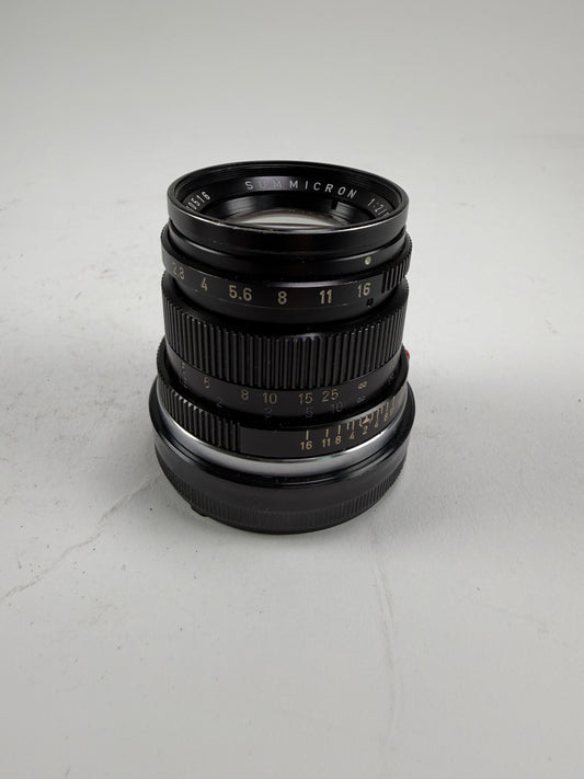 Leica M mount 50mm F2 Summicron V3 version 3 lens