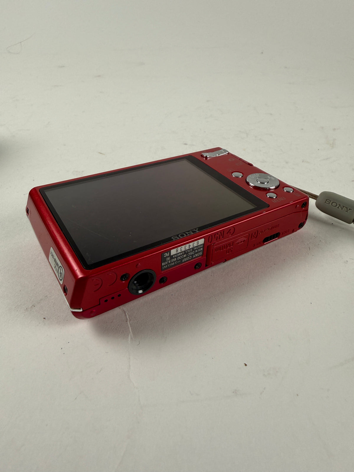 Sony Cyber-Shot DSC-W330 Digital Camera red w/ Battery