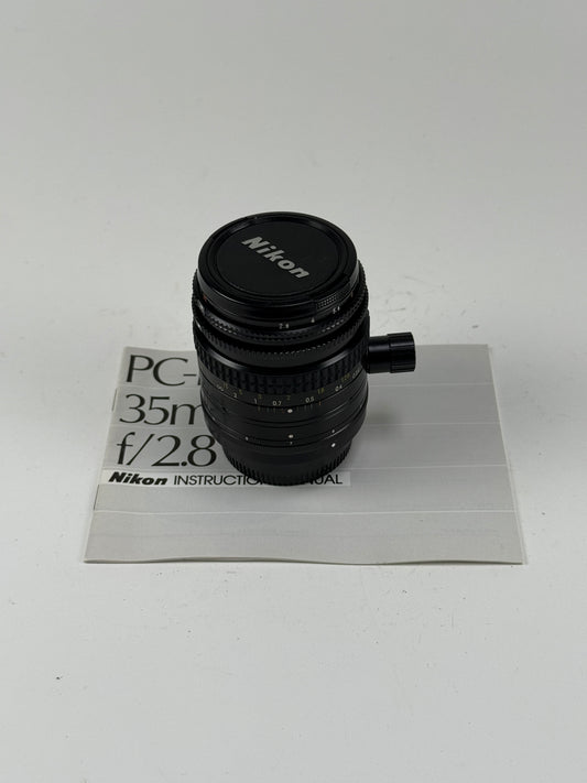 Nikon 35mm f2.8 Nikkor PC Manual Focus Lens
