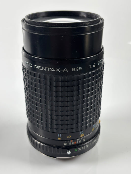 Pentax SMC A 645 200mm f4 Telephoto Lens For 645 N NII