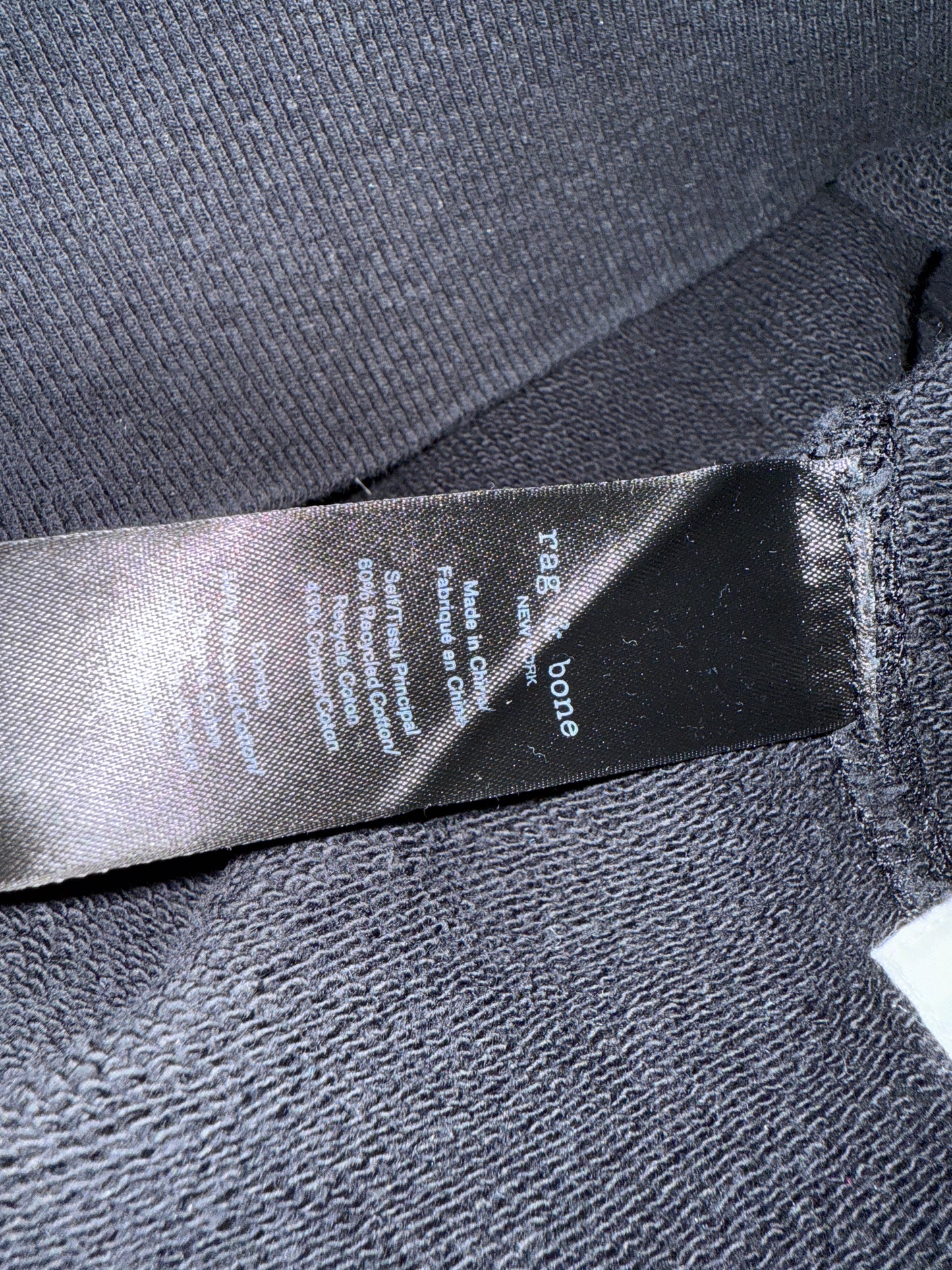 Rag & Bone Men's Eagle Crew Neck Pullover Sweatshirt Black Size Small