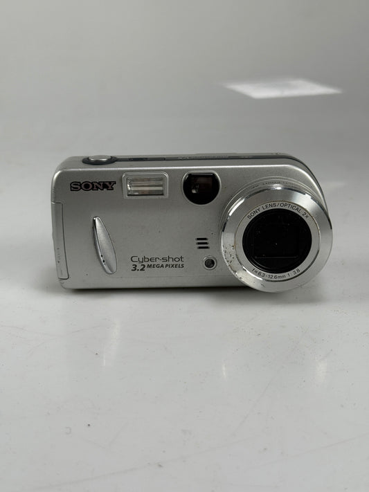 Sony Cyber-shot DSC-P52 3.2MP Digital Camera - Silver
