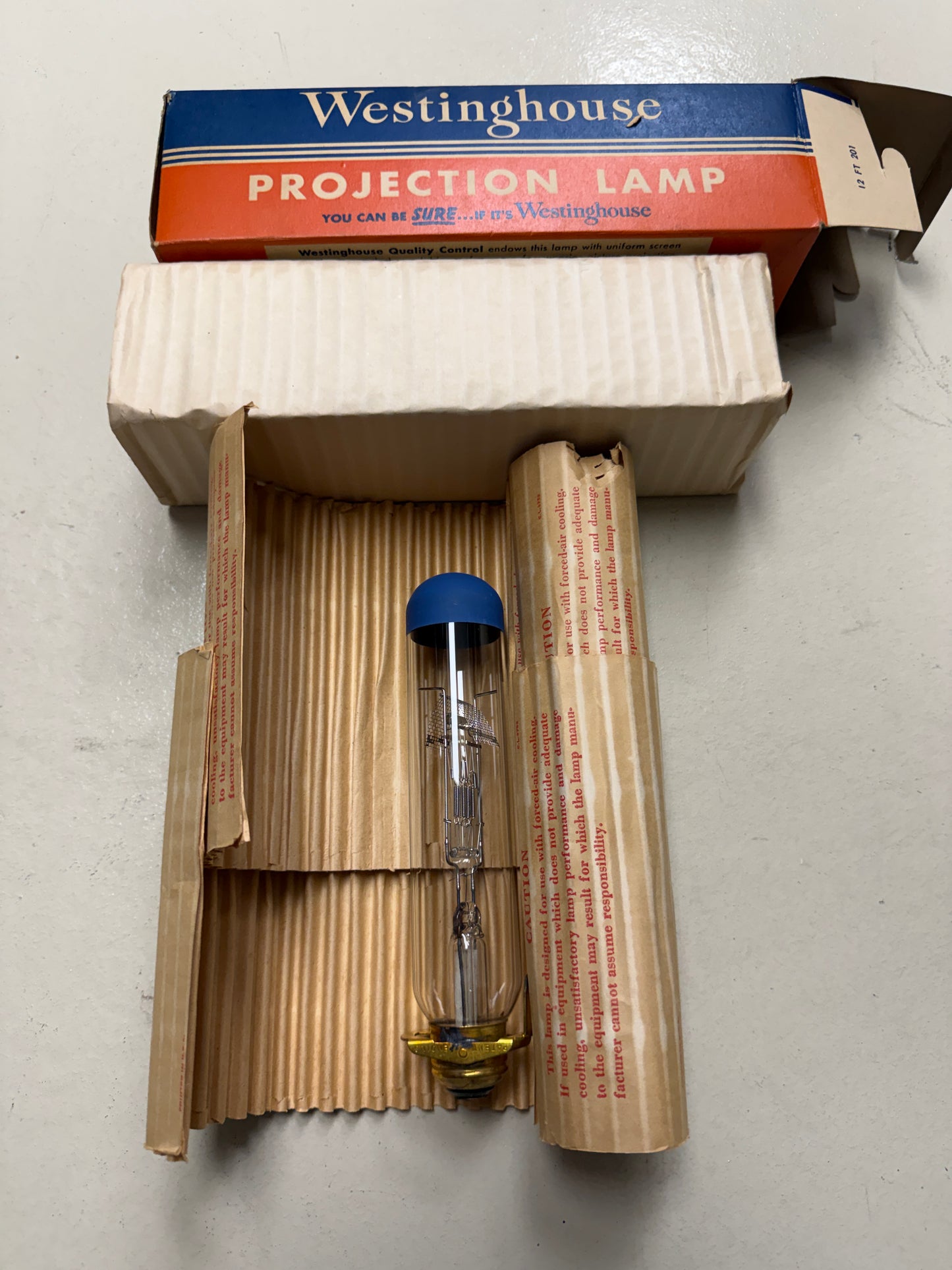 Westinghouse projector bulb for Bell Howell Filmo Model 130 (1200 watt)