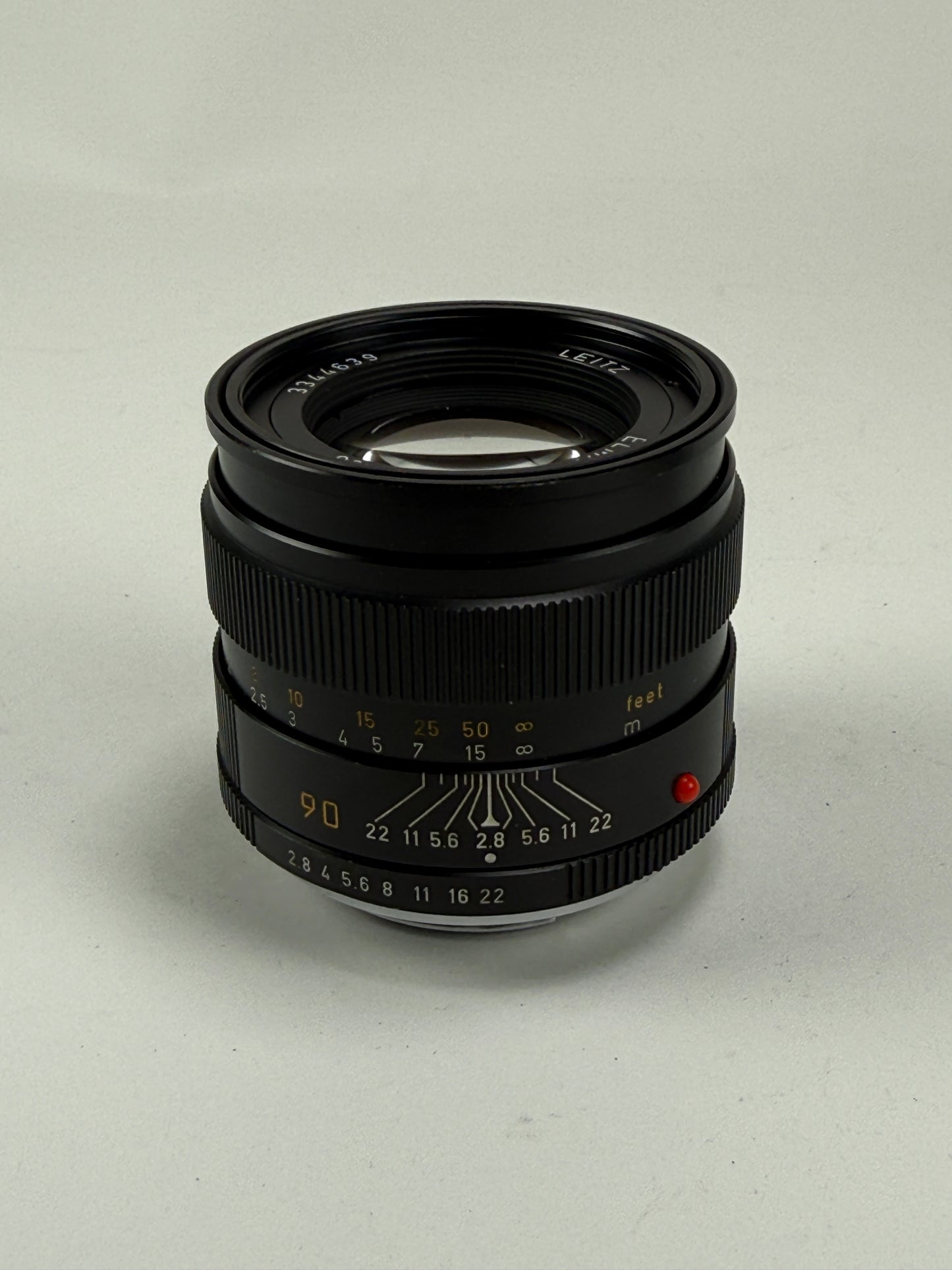 LEICA LEITZ 90mm ELMARIT-R F2.8 LENS 3 cam E55
