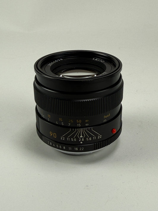 LEICA LEITZ 90mm ELMARIT-R F2.8 LENS 3 cam E55