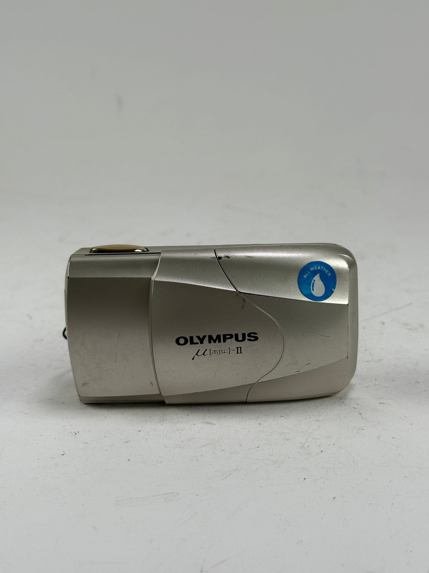 Olympus Stylus Epic DLX MJU II 35mm point and shoot p&s film camera 35mm f2.8 chrome/silver