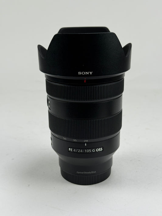 Sony FE 24-105mm f4 G OSS E-Mount Camera Lens - Black